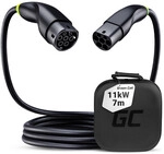 Green Cell Snap Type 2 EV Charging Cable 11 kW 7 m for Tesla Model 3 S X Y, VW...