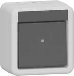 GIRA 310730 Wippschalter Kreuz WG AP IP44 Grau