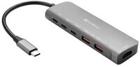 SANDBERG USB-C Dock HDMI + 2xUSB-A