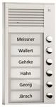 TCS Audio Au&szlig;enstation PAK06-EN 6 Tasten 1-reihig AP silber