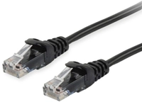 Equip Patchkabel Cat6A U/UTP 2xRJ45 5.00m schwarz LSZH Polybeutel