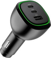 ALOGIC CRCA165C1 Ladeger&auml;t f&uuml;r Mobilger&auml;te Universal Schwarz Zigarettenanz&uuml;nder