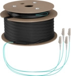 Trunkkabel U-DQ(ZN)BH OM3 4G (1x4) LC-LC, 190m Dca LSZH