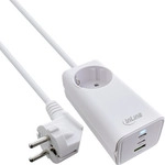InLine&reg; USB Netzteil, GaN Ladeger&auml;t, 2x USB-C, 1x USB-A, mit...