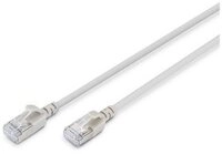 DIGITUS Patchkabel CAT 6A F/FTP Slim 5,00m grau