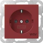 GIRA 4188108 SCHUKO-Steckdose WSV System 55 Rot gl&auml;nzend