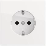 GIRA 418870 SCHUKO-Steckdose Fl&auml;chenschalter Reinwei&szlig;