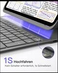 inateck Keyboard iPad Air 13"Pro 12,9" Compat.QWERTZ gray