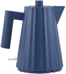 Plisse Wasserkocher blau, klein