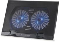 CONCEPTRONIC 2-Fan USB-A2.0 Laptop-K&uuml;hlpad 30Kg 17" sw