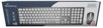 MediaRange Funk-Tastatur und optis. Funk-Maus Set QWERTZ sil
