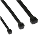 InLine&reg; Kabelbinder, L&auml;nge 250mm, Breite 3,6mm, schwarz, 100 St&uuml;ck