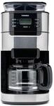 Tornado Filterkaffeemaschine TCM1025A-GS Edelstahl und Schwarz