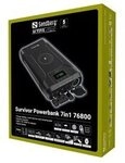 SANDBERG Survivor Powerbank 7in1 76800