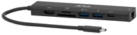 Club3D USB-C 7in1-HUB >HDMI/2xUSB/USB-C/LAN 4K60Hz PD100W retail