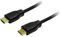 Logilink HDMI-Kabel Ethernet A -> A St/St 10.00m Gold