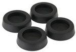 InLine&reg; Gummi-F&uuml;&szlig;e, f&uuml;r PC Geh&auml;use, 4er Pack, schwarz