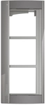 BTicino 350233 Abdeckrahmen 3M m.Tr&auml;ger f.T&uuml;rstation SFERA Aluminium Allstreet