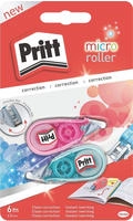 Pritt Korrektur Roller Micro, Breite 5 mm, L&auml;nge 6 m, 2 ST