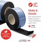 LTC Klettrolle Tough Tape Strap 5mx50mm B&uuml;ndeln&Ordnen schw