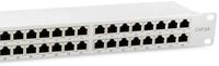 Equip 19" Patchpanel 48xRJ45 Cat6a FTP 1U 500MHz RAL7035