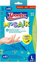 Spontex Einmalhandschuhe Mosaik 40er Pack Gr. 8