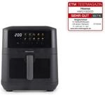 Hisense Hei&szlig;luftfritteuse HAF2100DCD (schwarz, 2.100 Watt, Korb 7,7 Liter)