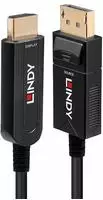 Lindy 38490 Videokabel-Adapter 10 m DisplayPort HDMI Typ A (Standard) Schwarz