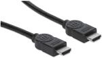 MANHATTAN HDMI-Kabel Ethernet A -> A St/St 7.50m ARC 30 A
