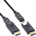 InLine&reg; HDMI AOC Kabel, Ultra High Speed 2.1, abnehmbar, 8K, 15m