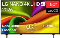 LG 50NU900B6LA sw NanoCell LED-TV UHD,Multituner,Smart,a7,HDR