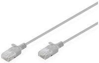 DIGITUS Patchkabel CAT 6 U-UTP Slim 5m Grau 10 St&uuml;ck