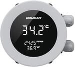 COUGAR CPU Wasserk&uuml;hlung Poseidon Vistek 360, ARGB, Wei&szlig;