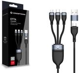CONCEPTRONIC Kabel USB-C/-A3.0->C/MicroB/+ 480Mbs 1.50m sw