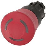 Siemens 3SU10011HB200AA0 Not-Halt-Pilz- drucktaster bel. 22mm rund rot Drehent.