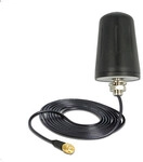 WLAN 802.11 b/g/n Antenne SMA Stecker 2 dBi omnidirektional mit Anschlusskabel