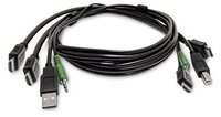 STARTECH Dual-HDMI KVM Kabel USB 2.0