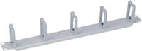 Logilink Kabelf&uuml;hrungspanel 19" 1HE, 5 Plastikringe, grau