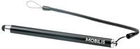 Mobilis Pack of 10 Bl. capac. stylus Matte Bl. + spiral cord
