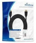 MediaRange HDMI High Speed Ethernet Anschlussk. 10Gibt/s 5m
