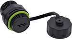 InLine&reg; USB-C-Kabelkupplung, mini, IP68, geschirmt, 2x USB-C Buchse