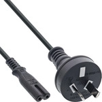 InLine&reg; Netzkabel, Netzstecker Australien auf Euro 8 C7 Stecker, 1,8m