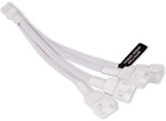 Alphacool Y-Splitter 4-Pin auf 4x 4-Pin PWM 15cm - wei&szlig;