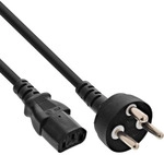 InLine&reg; Netzkabel, Netzstecker D&auml;nemark auf Kaltger&auml;testecker C13, 3m