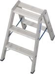 Krause Stufen-Doppelleiter Alu 2x3 Stufen 124715