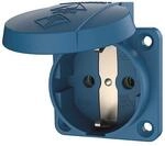 Mennekes 16A2P+E 230V SCHUKO 11031 Anbau-Steckdose blau