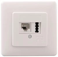 RB Kombi Anschlussdose 133 112 01 IAE/UAE 8(6)-TAE 6F+N UP reinweiss