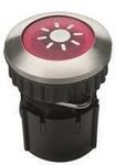 GRO Klingeltaster mit Beleuchtung 63052 Protact 105 LED rot/ Edelstahl