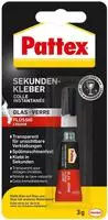 Pattex Sekundenkleber Glas, Tube mit 3g, 9H PSV1C