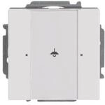 BJ Bedienelement 1f. mit 6125/01-84 beiliegendem Busankoppler KNX